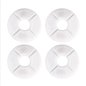 4Pcs/Pack Pet Cats Activated Carbon Filter Water Fountain Replacement Automatic Water Fountain Filter