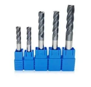 3 F Carbide Endmill CNC Machine Cutter Hand Tools for Metal HRC45 55 60 70 Square Face Milling Cutter Bits End Mill