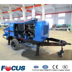 30m3 H Mini Diesel Trailer Concrete Pump Portable Concrete Pump for Sale