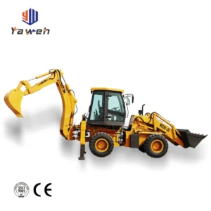 4WD Mini Loader Multifunction Small Garden Tractor Backhoe Loader Excavator Loader Backhoe