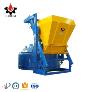 5% off Economical Hydraulic Discharge 1m3 Heavy Duty Vertical Shaft Pan Precast Cement Concrete Mixer for Concrete Block Making Machine (MP1000)