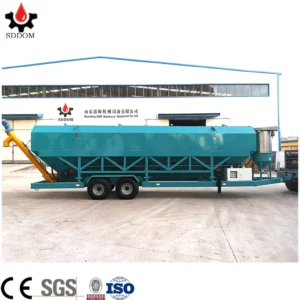 5% off Professional Manufacturer Advanced Design Low Level Price Easy Transportation 35t Mobile Cement Silo Used in Mobile Concrete Batching Plant