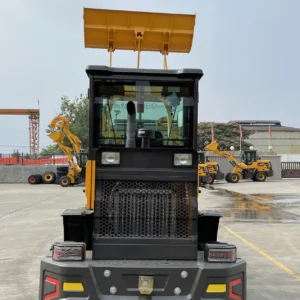78HP Compact Four Wheel Drive Wheel Loader Earth-Moving Shovel Machine