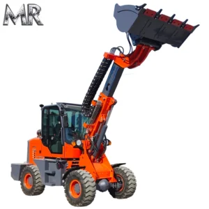 Agricultural Construction Machinery Mr1500 1.5ton 0.6cbm 55kw Hydraulic Mini Small Compact Telescopic Wheel Front Loader