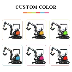 CE EPA Approved China Cheap Mini Excavator 1 Ton 2 Ton 3 Ton 5 Ton Hydraulic Crawler Micro Mini Digger for Sale Suitable for Home Personal Orchard