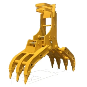 CE ISO9001 Excavator Parts Hydraulic Rotating Grapple Timber Grapple Log Grapple Wood Grapple