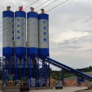 Cement Mixer Aggregate Concrete Mixing Plant Mixed Hzs120 High Performance Batching Plants