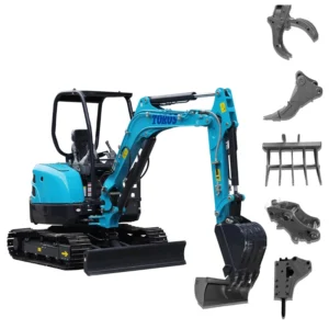 Cheap New Mini Bagger Tracked Digger Machine CE Hydraulic Crawler Mini Excavators List Prices for Sale 0.8 Ton 1 Ton 1.5 Ton 2 Ton 2.5 Ton 3 Ton 3.5 Ton 30%off