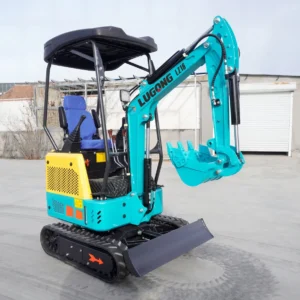 China Basic Customization Lugong Micro Mini Small Excavator 1.0  1.5 Ton Hydraulic Crawler Excavator with CE ISO EPA Euro V