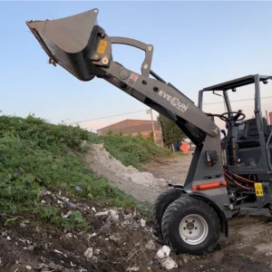 China Everun Er1220 CE EPA Compact Construction Gear Box Agricultural Farm Small Articulated Front End Chinese 1.2ton Mini Bucket Shovel Wheel Loader