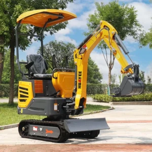 China Factory Huayee Mini Excavator 1 Ton 1.2 Ton 1.5 Ton Mini Excavator Price Chinese Small Digger Customizable CE EPA