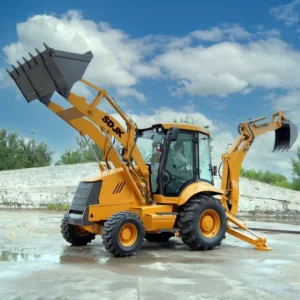 China Manufacturer Front End Skid Steer 4X4 Wheel Backhoe Loader  Wheeled Price Backhoe with CE EPA Euro5 Engine for Sale