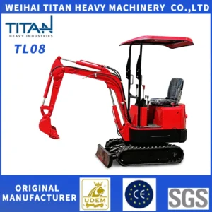China Mini 800kg Mini Digger Bagger Pelle for Sale with Koop Euro 5 Diesel Engine