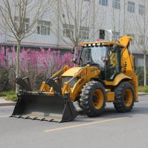 China Wholesales Wolf Jx45h with Front End Loader and Backhoe Bucket ISO CE 2.5t Ton Articulated Hydraulic Wheel Loader Price for Mining Farm Tractor