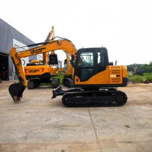 Chinese Brand Luqing 6.5 Ton Hydraulic Crawler Excavator with 0.21m3 Bucket