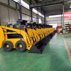 Chinese Minicargadora 0.7 Ton Jc45 40kw Mini Skid Steer Loader with Multifunction Attachments for Sale
