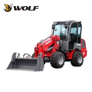 Chinese Wolf CE 780ht 1 Ton Front Multi-Attachment Compact Small Farm Construction Telescopic Telehandler Mini Wheel Loader Price for Sale