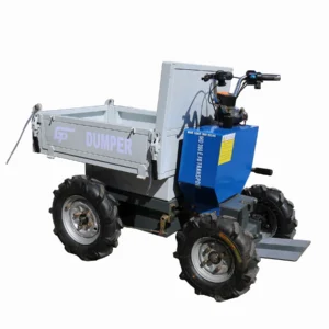 Construction Heavy Duty Electric Power 48V Battery Wheel Folding Industrial Gardening 300kg Flat Wheelbarrows Prices Australia
