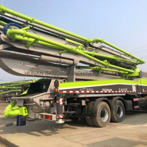 Construction Machinery Concrete Equipment Zoomlion 52m Concrete Placing Boom Beton Pump Machine Used Concrete Pump Truck