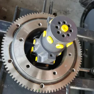 Customized 800kg 1 Ton Hydraulic Rubber Crawler Track Undercarriage with Slewing Bearing for Rotary Mini Excavator