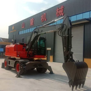 Earth Moving Machinery 12ton 13ton 15ton Hydraulic Wheeled Excavator at Factory Price