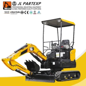 Earth Moving Machinery 1t 1.7t 2 Ton Digger Small Bagger Compact Hydraulic Crawler Excavator Micro Mini Machine