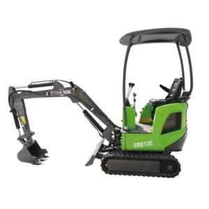 Everun Ere12E 1100kg machinery home farm garden new smallest mini electric hydraulic pump crawler battery digger excavator for sale
