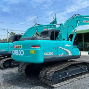 Excavadora De Orugas Usada Kobelco Excavators Secondhand Heavy Duty Equipment 20t 20 Ton Used Crawler Hydraulic Excavator Kobelco Sk200 Sk200-8