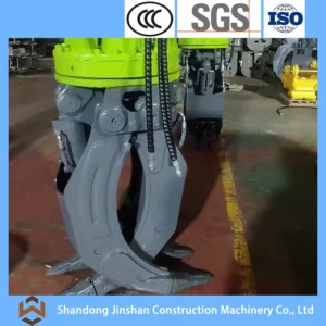 Excavator Attachment Hot Sale Hydraulic Log Grapple  Wood Grapple  Hydraulic Rotating Woode Grab
