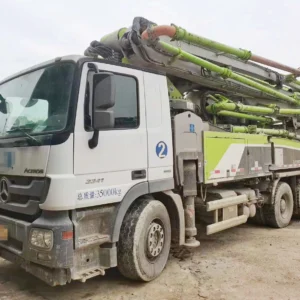 From 2010-2022 30-70m Used Boom Pumps Concrete Pump Truck-Mounted Construction Machinery for Sale