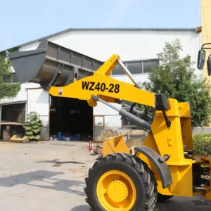 Haiqin Brand Strong (WZ40-28) with CE, Dongfengcummins Engine Articulated Backhoe Loader