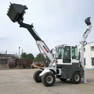 Haiqin Brand (WZ15-10) with Telescopic Arm Mini Backhoe Loader