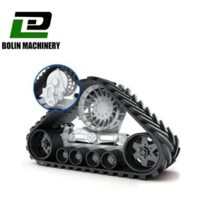 Harvest Machine Triangle Crawler Track System Replace Tyre Rubber Track Wheel for Claas Case Ih Farm Tractor