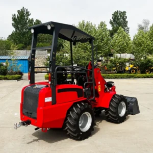 Heracles Yard Loader Micro Compact Hydrostatic Loaders Articulated Garden Shovel Tractor Loader Machine H180 Small Mini Front End Wheel Loader Price with Pallet