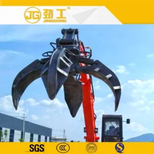 High Efficient Metal Handler Machine Material Handler Excavator with Scrap Steel Iron Grab for Recycling