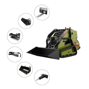 High Performance Multi-Function Agricultural Machinery Backhoe 18.5kw Agricultural Mini Micro Wheel Skid Steer Loader