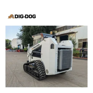 Hot Sale Mini Construction Equipment Angle Broom Compactor Tracked Skid Steer Loader