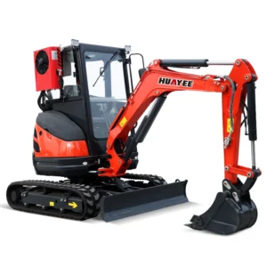 Huayee CE EPA Hydraulic Mini Excavators 2.6 Ton Kubota Small Excavator 3.5ton Diggers 3500kg Mini Crawler Used Excavator for Sale Cheap Prices Free Shipping