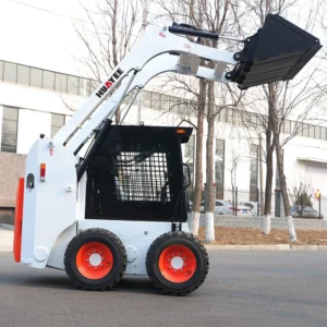 Huayee Factory 1 Ton Mini Skid Steer Loader Fast Delivery Mini Wheel Loader Front Minicargador High Quality Small Wheel Loaders