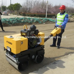 Hydraulic Double Drum Mini Hand Roller Compactor (FYL-800C)