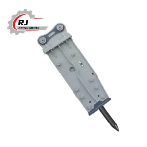 Hydraulic Excavator Digger Rock Backhoe Loader Arrow Portable Skid Steer Hydro Breaker Vibro Vibratory Side Mounted Tractor Impact Concrete Jack Hammer