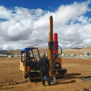 Hydraulic Pile Drivers Chain Driven Impact Post Driver Ramming Machines