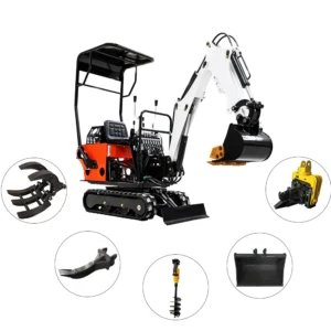 Indoor 0.8 Ton Mini Excavator Can Enter The Elevator Micro Crawler 800kg Excavator