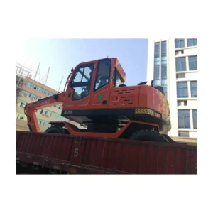 Jing Gong 6 Tons Wheel Excavator China Digger Bucket Excavator