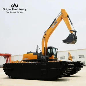 Long Arm Reach Hydraulic Excavator Floating Excavator Amphibious Excavator
