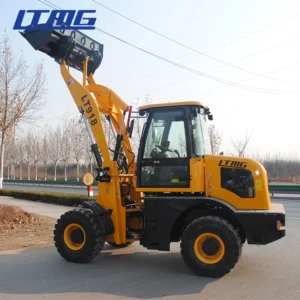 Ltmg Mini Small Front End Loader 800kg 1ton 1.5ton 1.8 Ton 2ton Compact Wheel Loader with Cabin