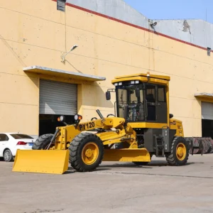 Luqing Road Machinery 120HP Articulated Paver Graders Hydraulic Motor Grader with Ripper and Blade