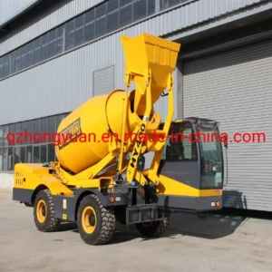 Mobile Portable Self Loading Mini Concrete Truck Mixer Hy400