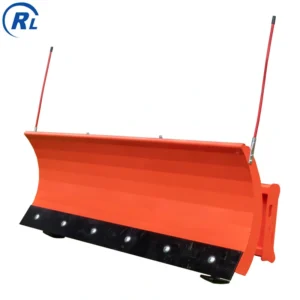 Qingdao Ruilan Customize Snow Plow Blade with Hydraulic Cylinder for Skid Steer Loader and Tractor, Machinery Attachment