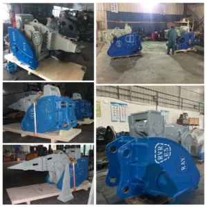 Ray Excavator Mounted Vibro Rock Ripper with Two Eccentric Gears